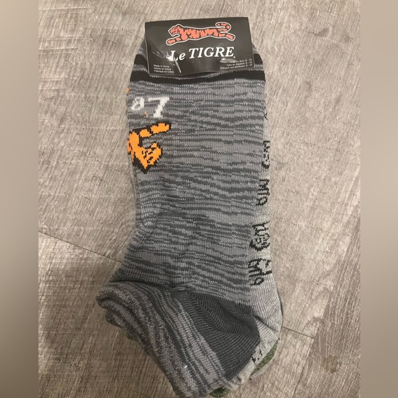 LE TIGRE 6 PACK MEN'S LOW CUT SOCKS TRAINING STYLE #TIGER SHOE SIZE 6-12 NWT - Picture 6 of 16